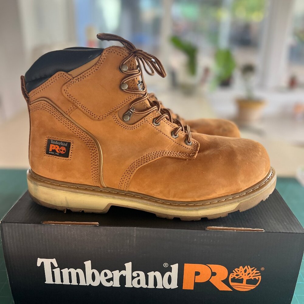 Boots—Timberland Pro Pit Boss; size 14; Steel toe
